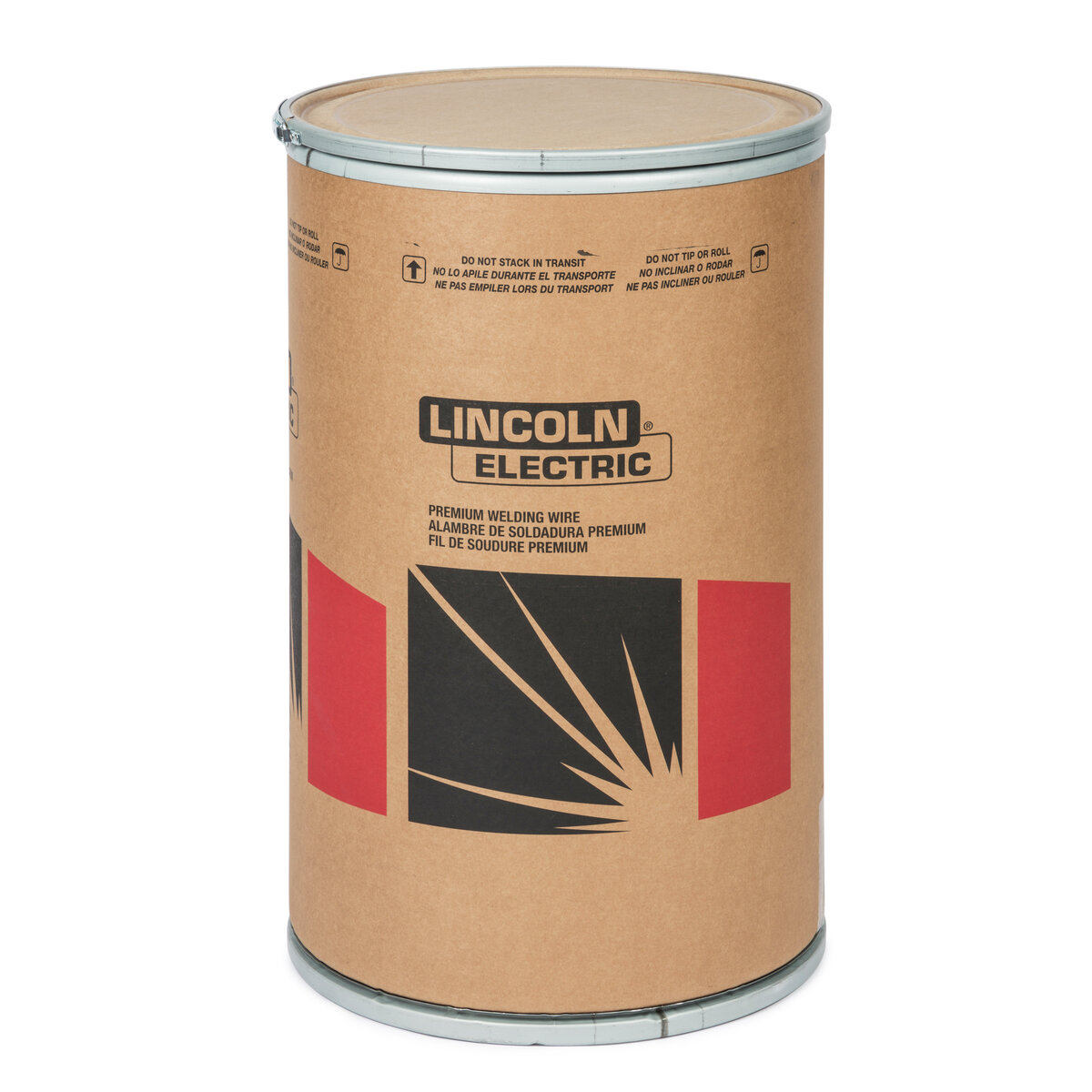 Lincoln Electric® Superarc® L-56® Carbon Steel Solid MIG Wire ER70S-6 Mild Steel 0.045in 500LB Accu-Trak Drum